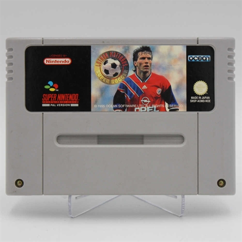 Lothar Matthäus Super Soccer - SNES - Cartridge - (NOE) (B Grade) (Used)